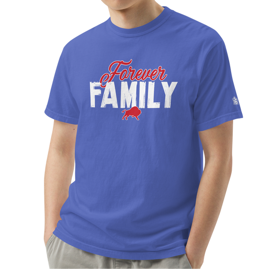 Flo Blue (100% ringspun cotton)