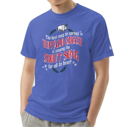Flo Blue (100% ringspun cotton)