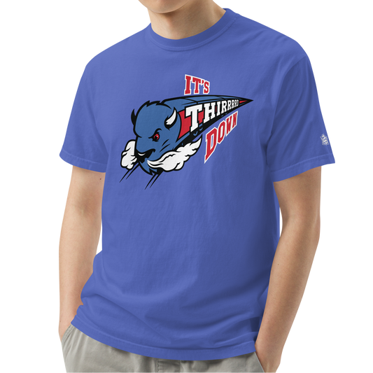 Flo Blue (100% ringspun cotton)