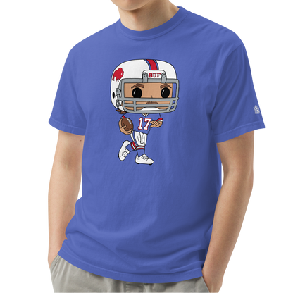 Flo Blue (100% ringspun cotton)