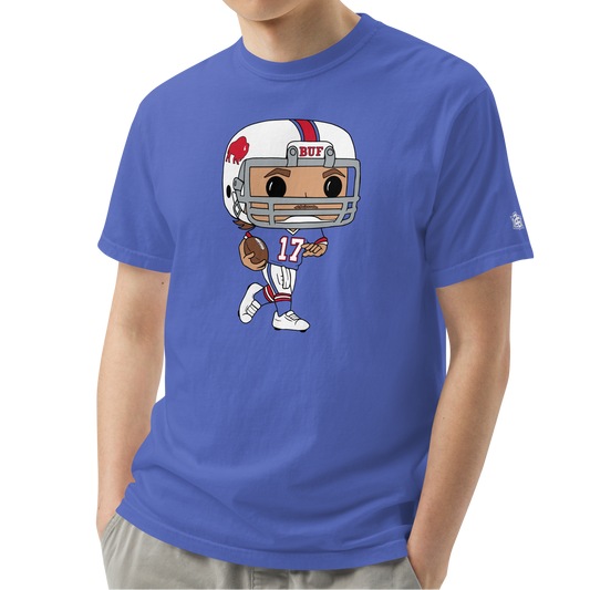 Flo Blue (100% ringspun cotton)