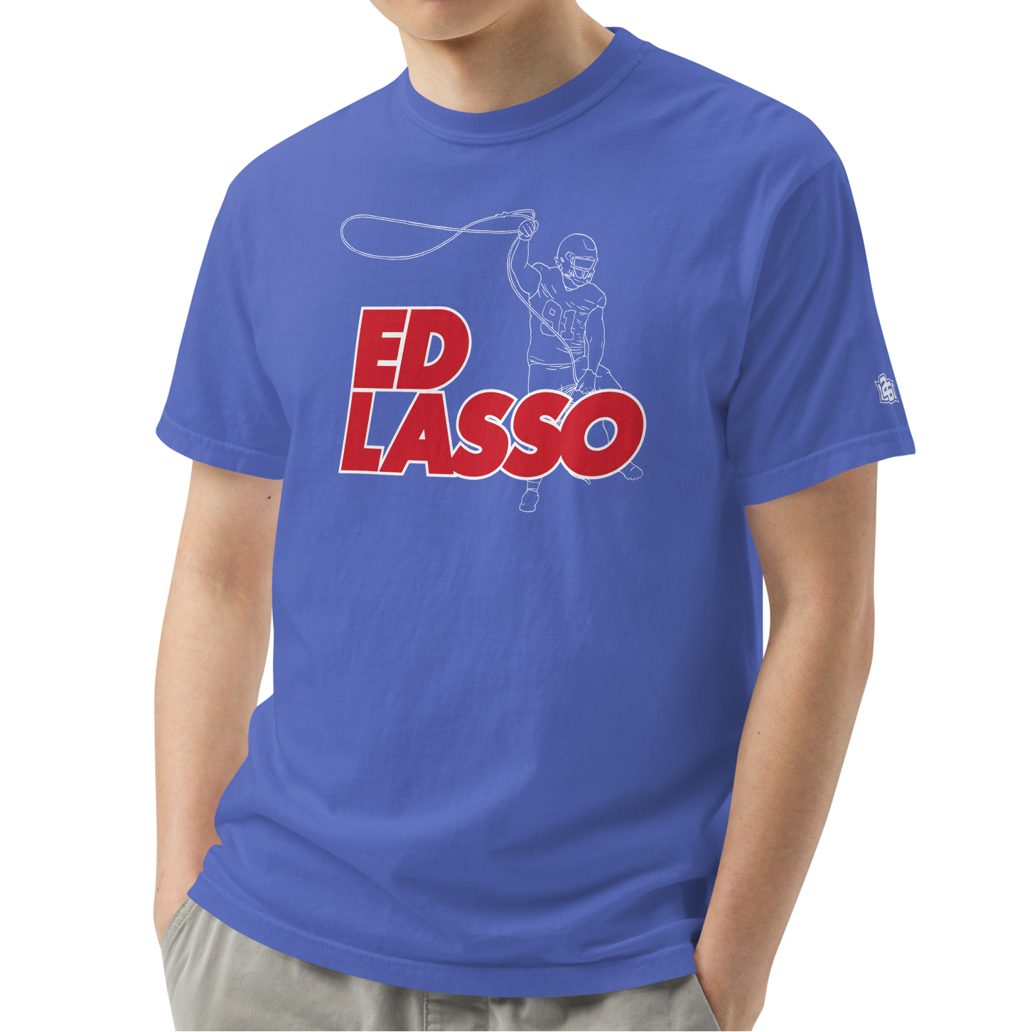 Flo Blue (100% ringspun cotton)