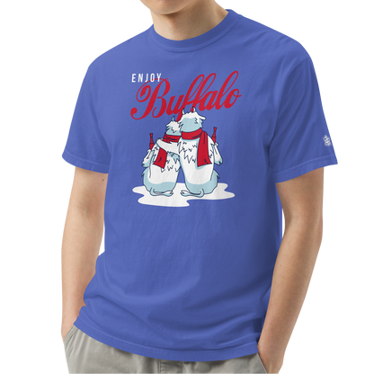 Flo Blue (100% ringspun cotton)