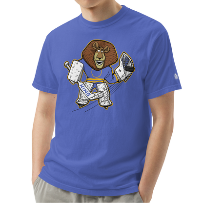 Flo Blue (100% ringspun cotton)