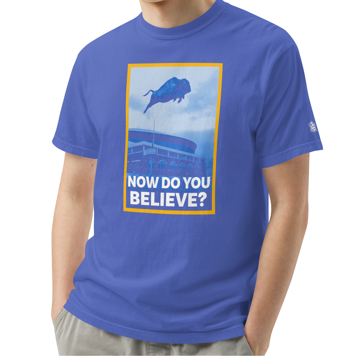 Comfort Colors, Flo Blue (100% ringspun cotton)