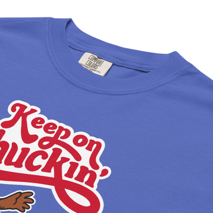"Keep On Chuckin'" Premium Garment-Dyed Heavyweight T-Shirt