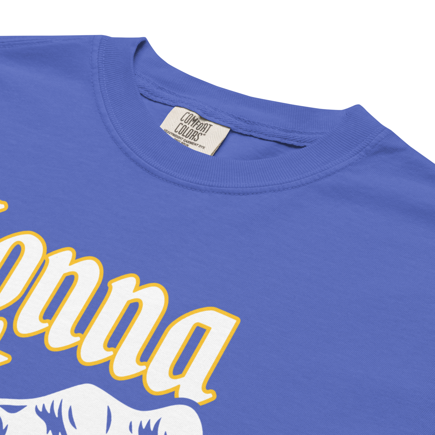 "Gonna Get Ruff" (Blue and Gold) Premium Garment-Dyed Heavyweight T-Shirt