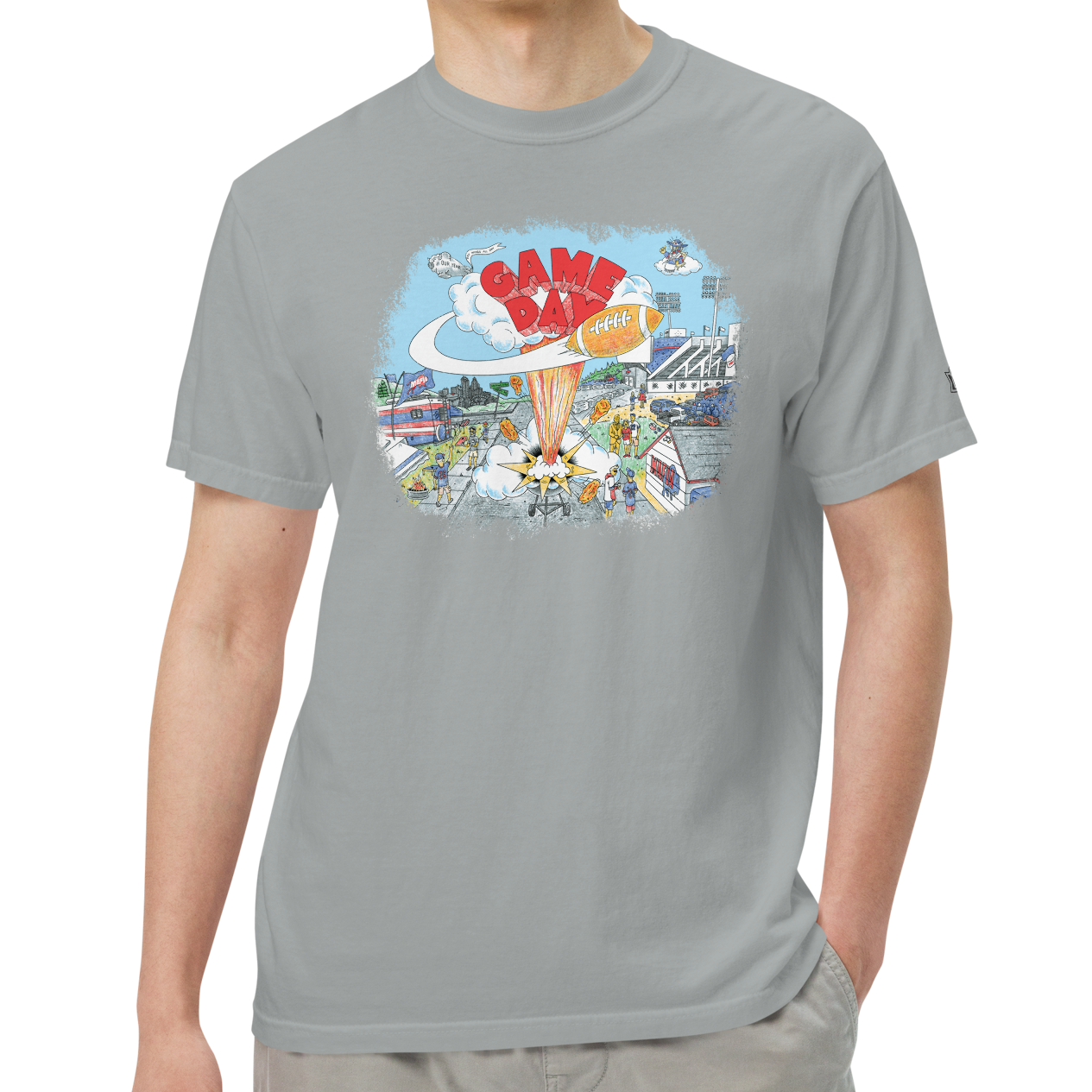 Granite (100% ringspun cotton)