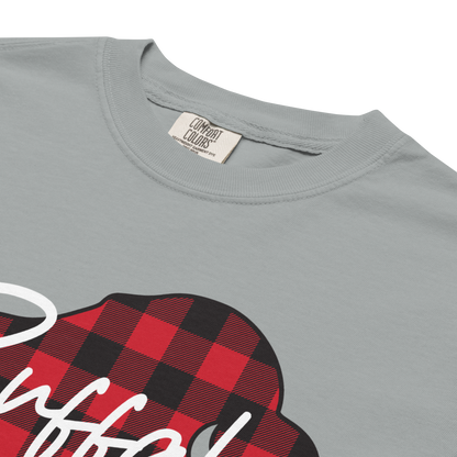 "Buffalo Plaid" Premium Garment-Dyed Heavyweight T-Shirt (multiple color options)