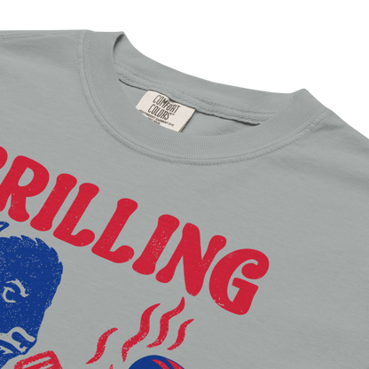 "Grilling Season" Premium Garment-Dyed Heavyweight T-Shirt