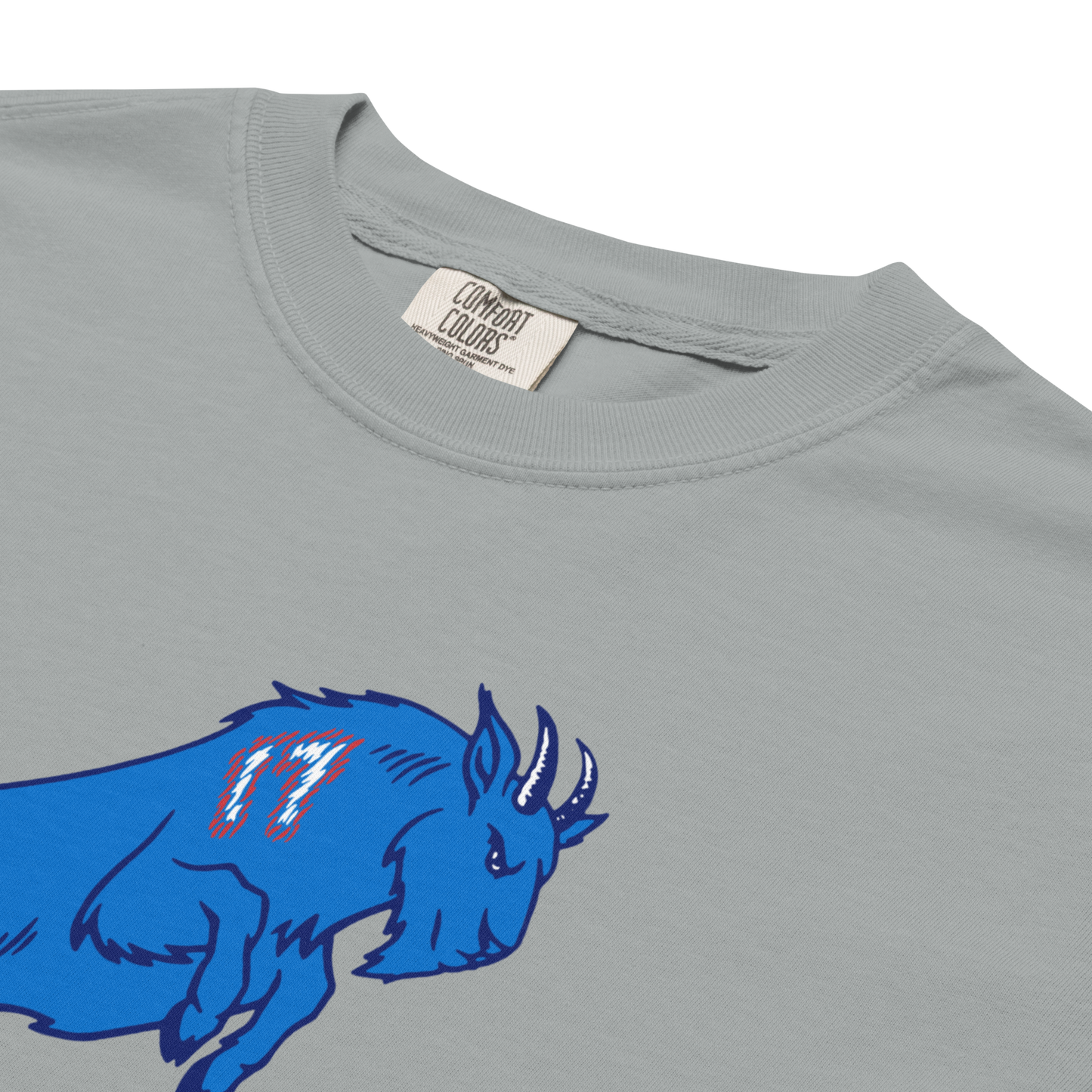 "Jumping GOAT" Premium Garment-Dyed Heavyweight T-Shirt