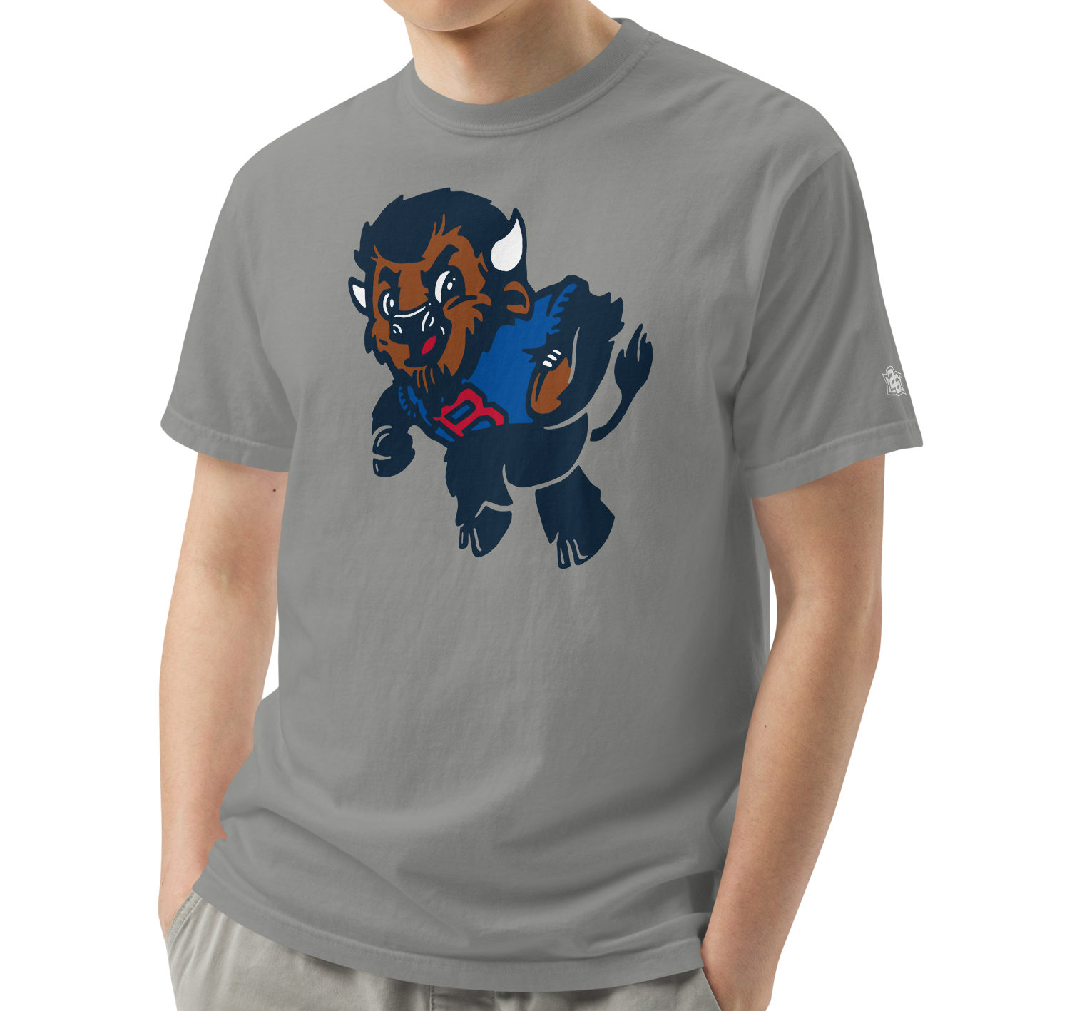 Gray (100% ringspun cotton)