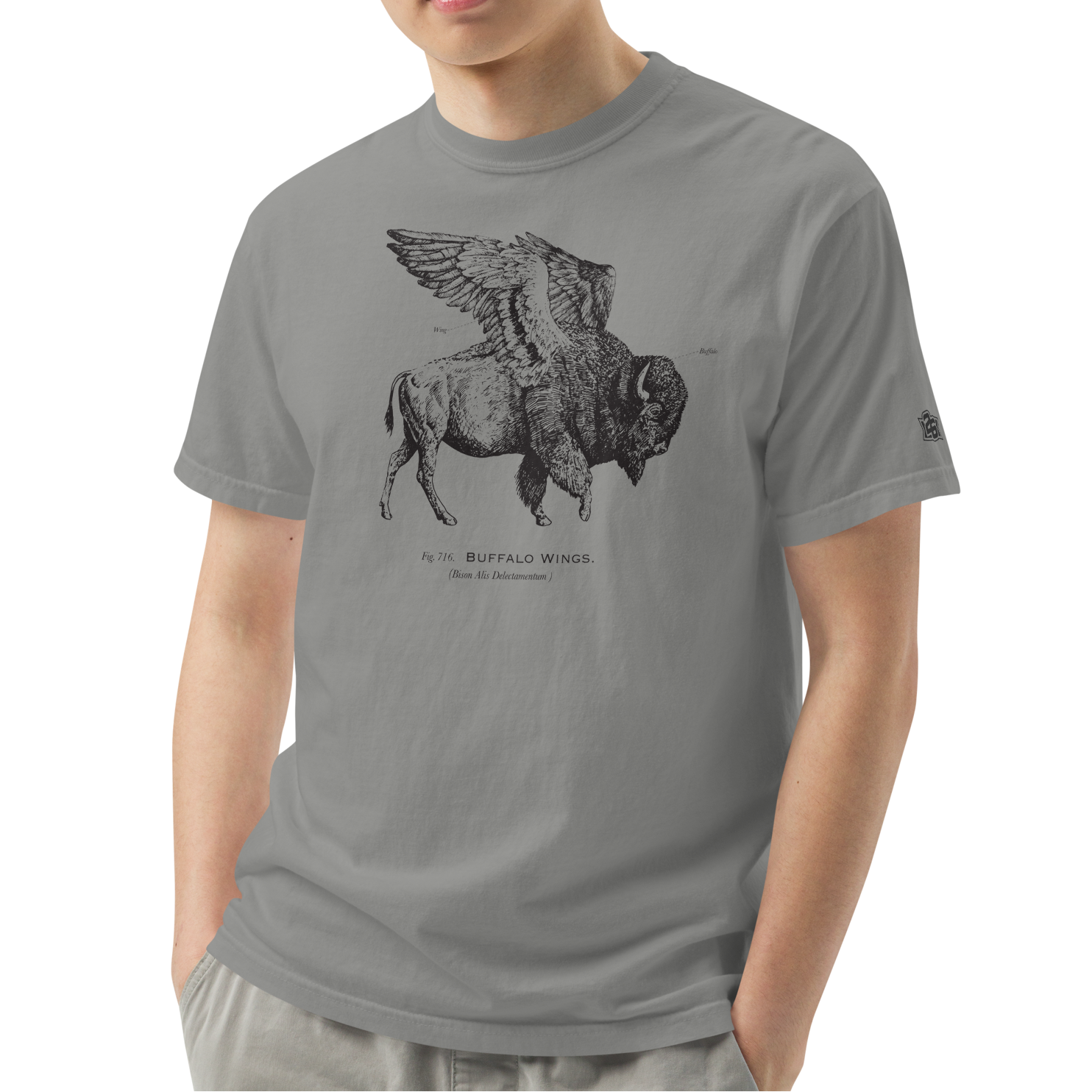 Gray (100% ringspun cotton)