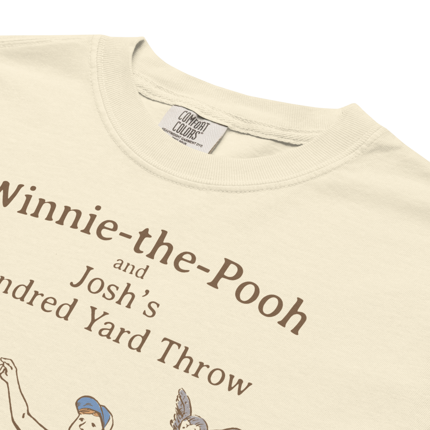 "The Hundred Yard Throw" Premium Garment-Dyed Heavyweight T-Shirt