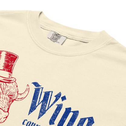 "Wing Connoisseur" Premium Garment-Dyed Heavyweight T-Shirt
