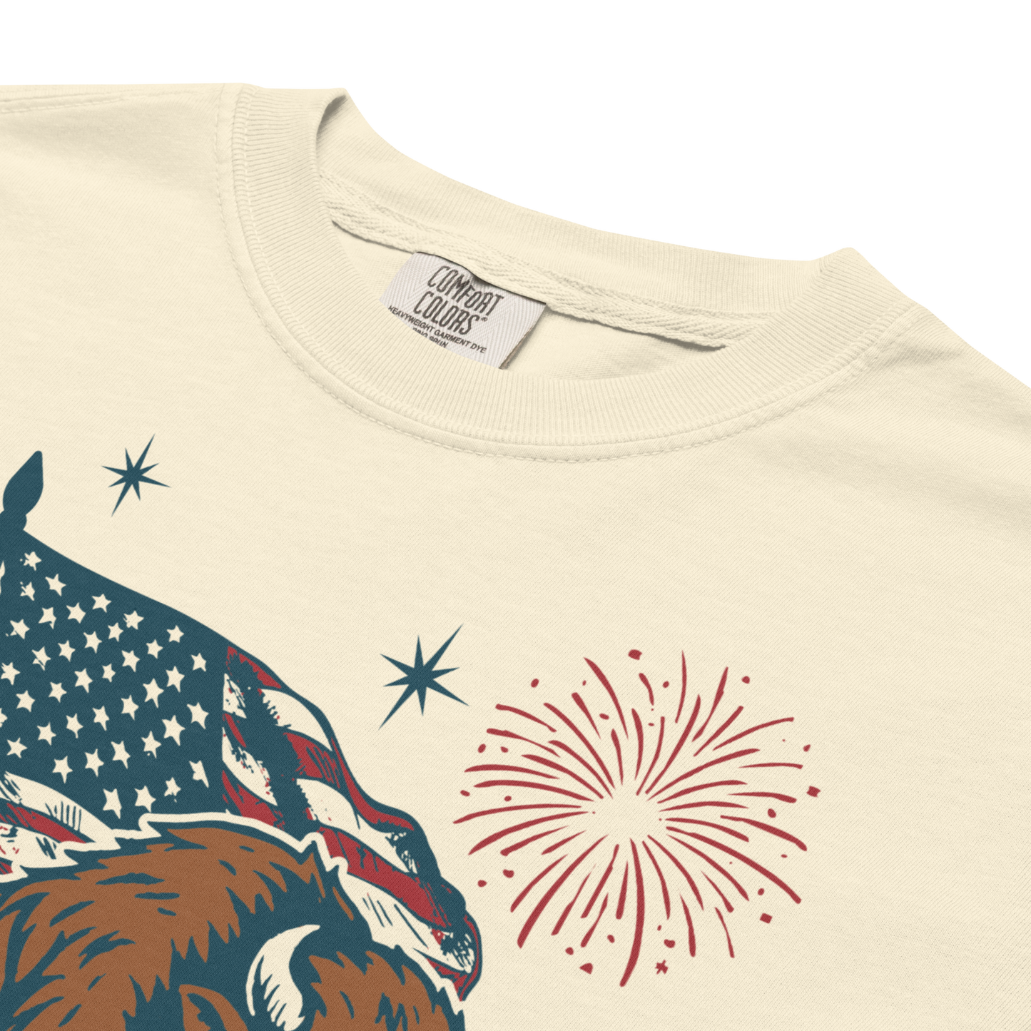 "Bold & Free" Premium Garment-Dyed Heavyweight T-Shirt (multiple color options)