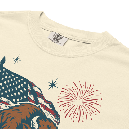 "Bold & Free" Premium Garment-Dyed Heavyweight T-Shirt (multiple color options)