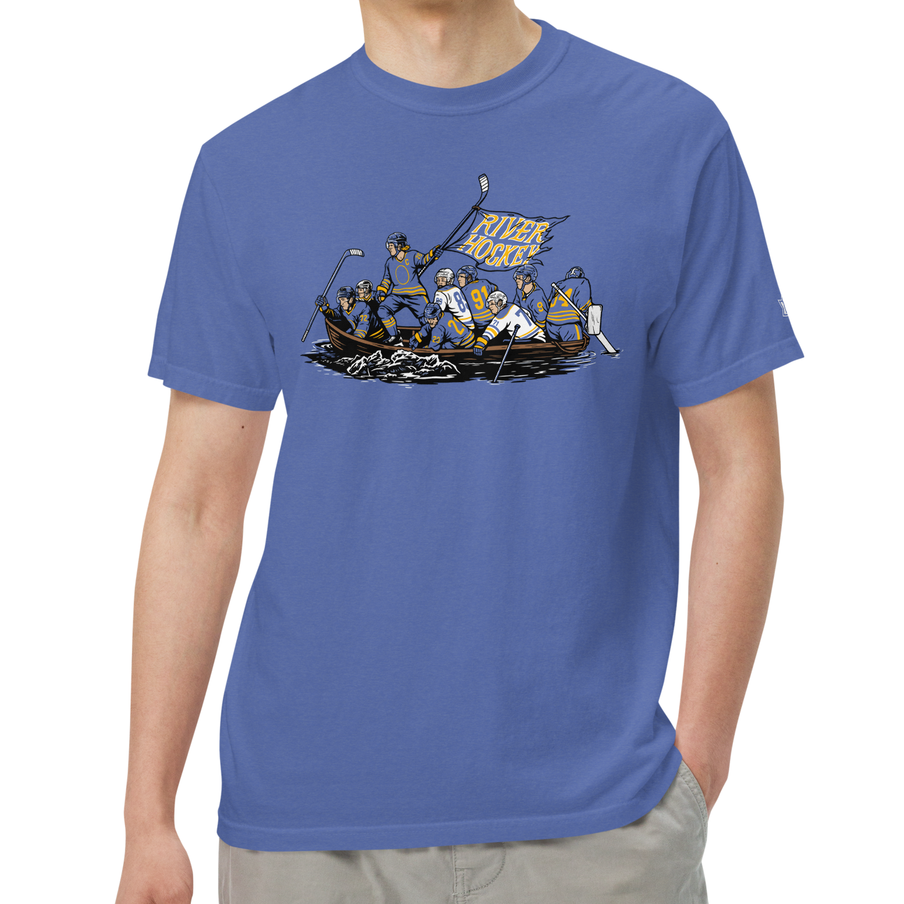 Mystic Blue (100% ringspun cotton)
