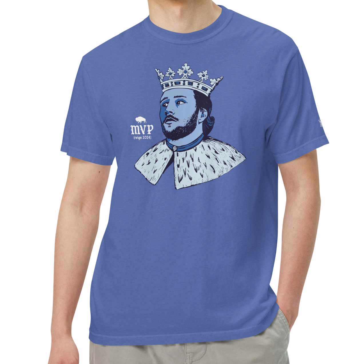 Mystic Blue (100% ringspun cotton)