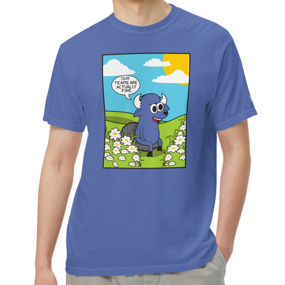 Mystic Blue (100% ringspun cotton)