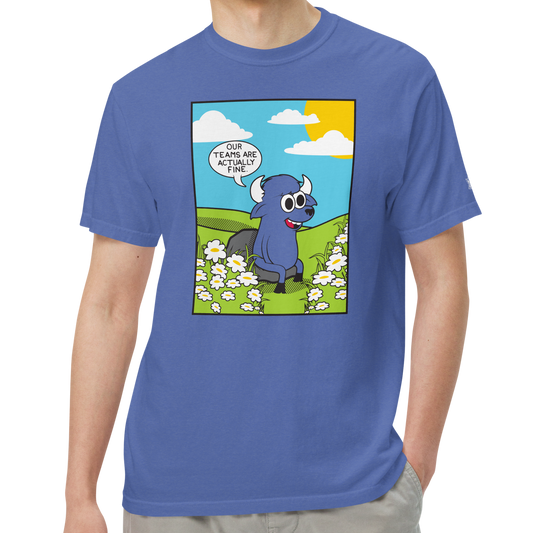 Mystic Blue (100% ringspun cotton)