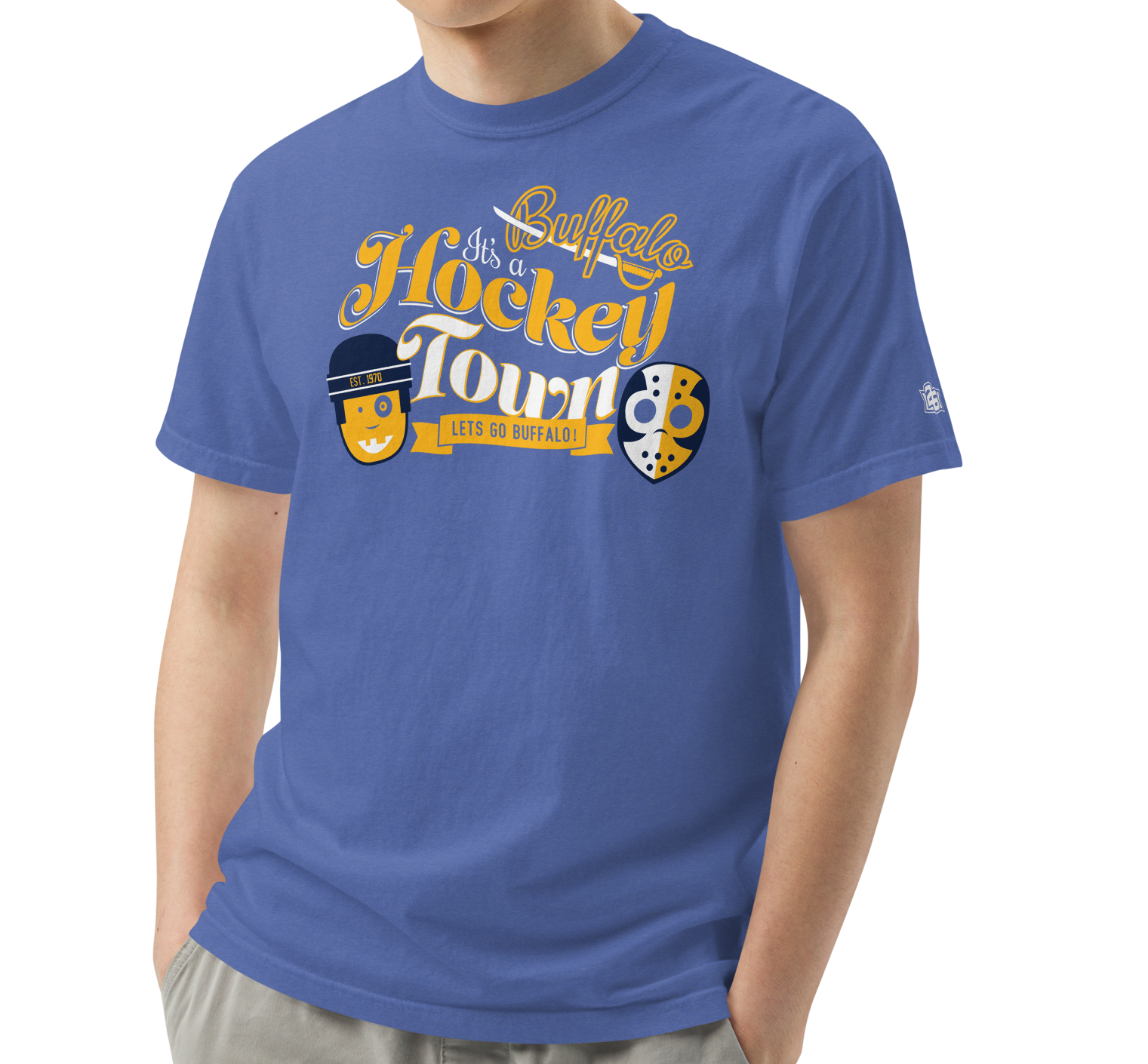 Mystic Blue (100% ringspun cotton)