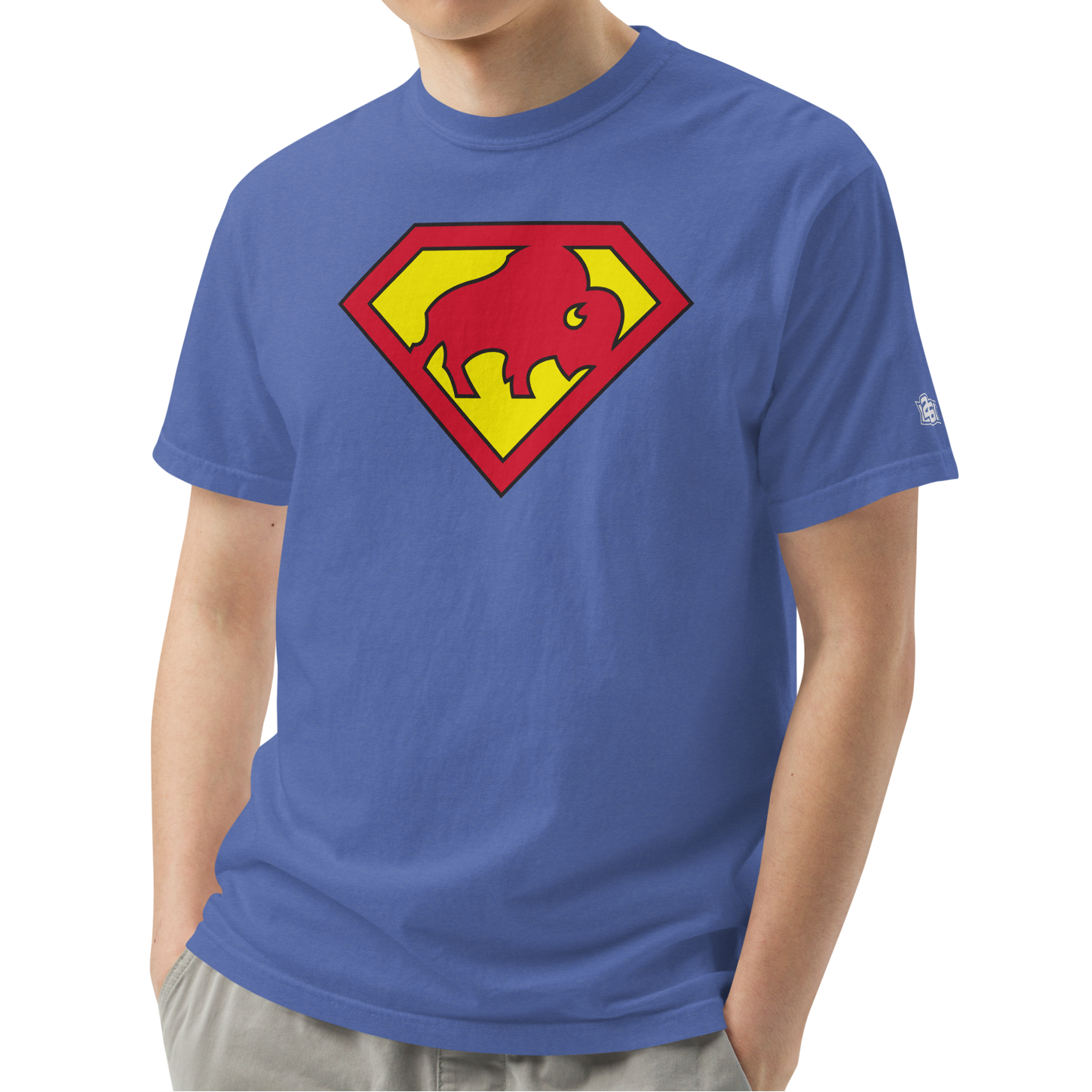 Mystic Blue (100% ringspun cotton)