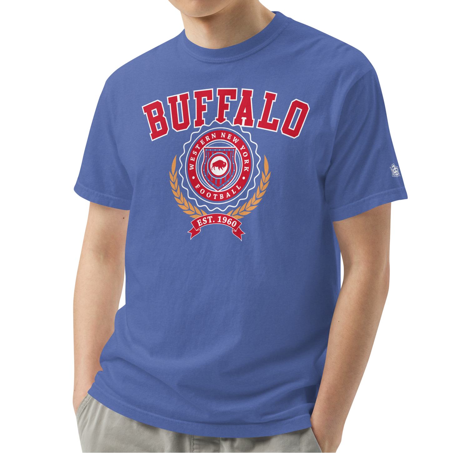 Mystic Blue (100% ringspun cotton)