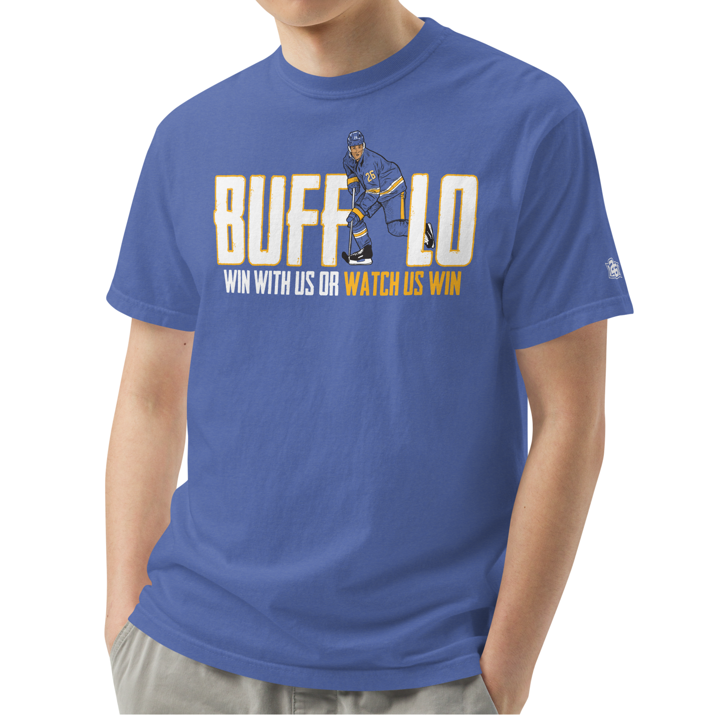 Mystic Blue (100% ringspun cotton)