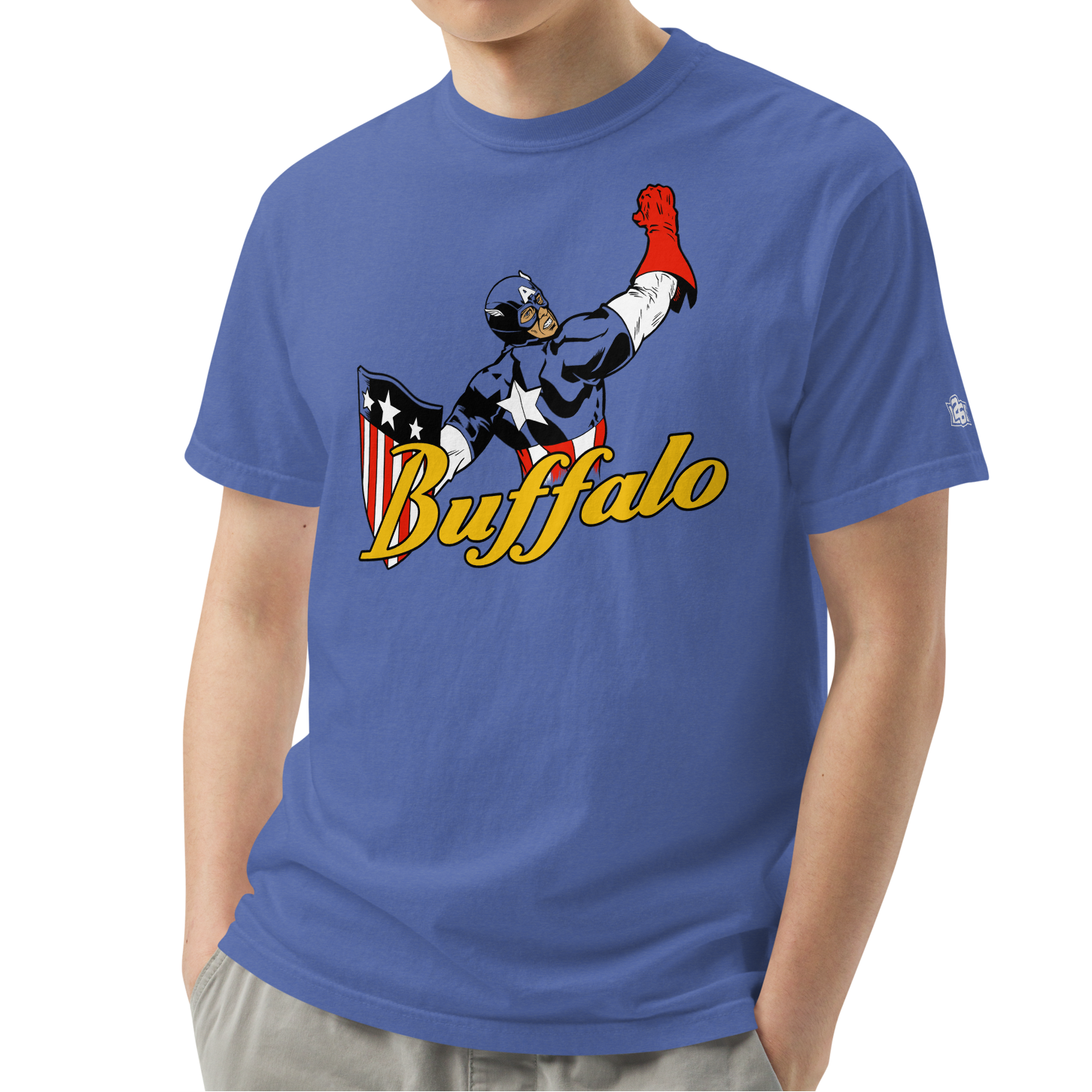 Mystic Blue (100% ringspun cotton)