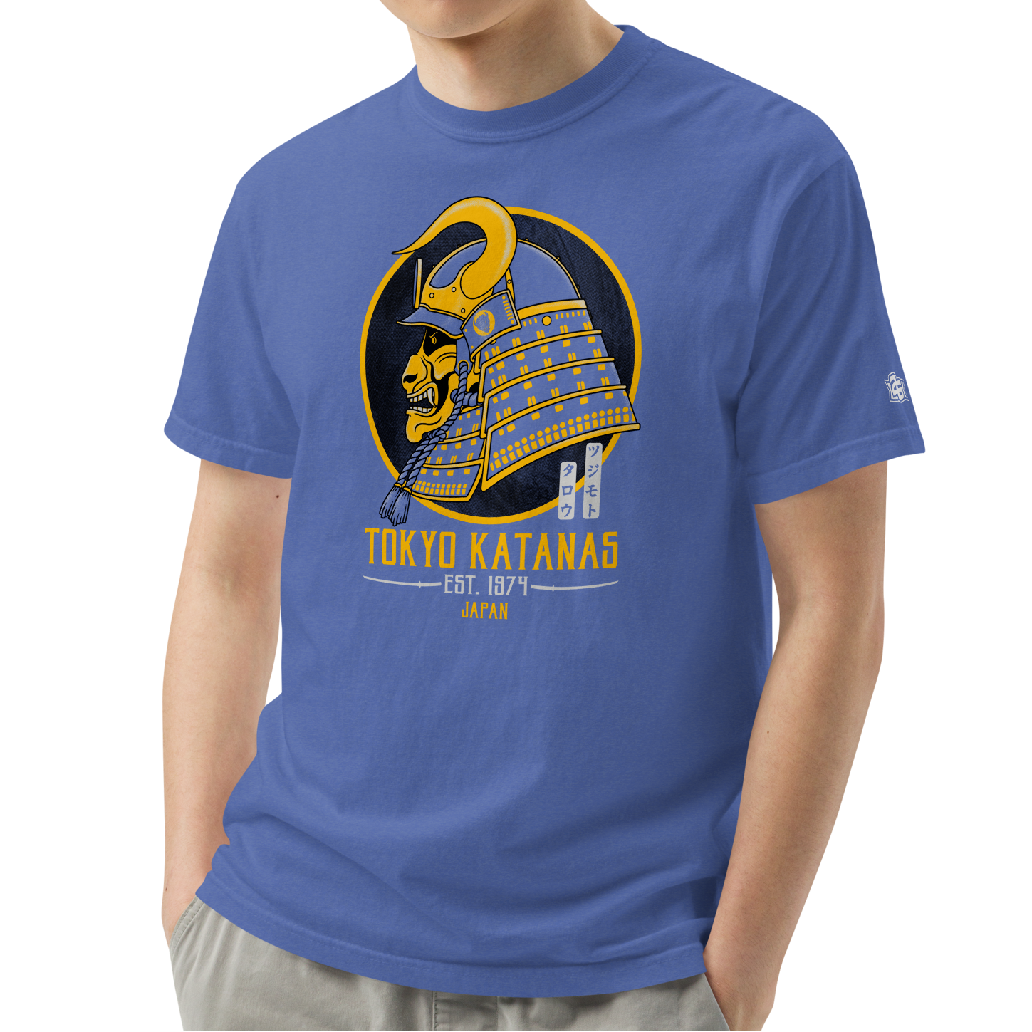 Mystic Blue (100% ringspun cotton)