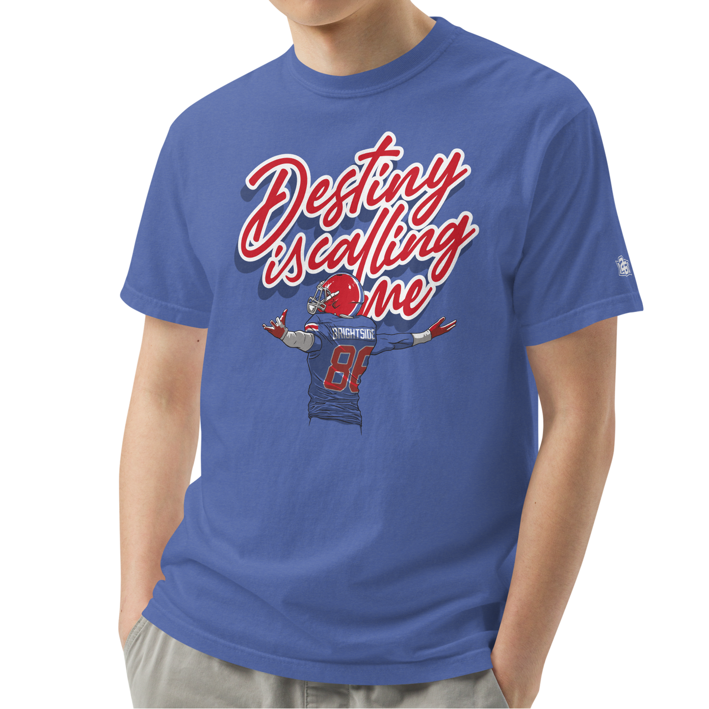 Mystic Blue (100% ringspun cotton)