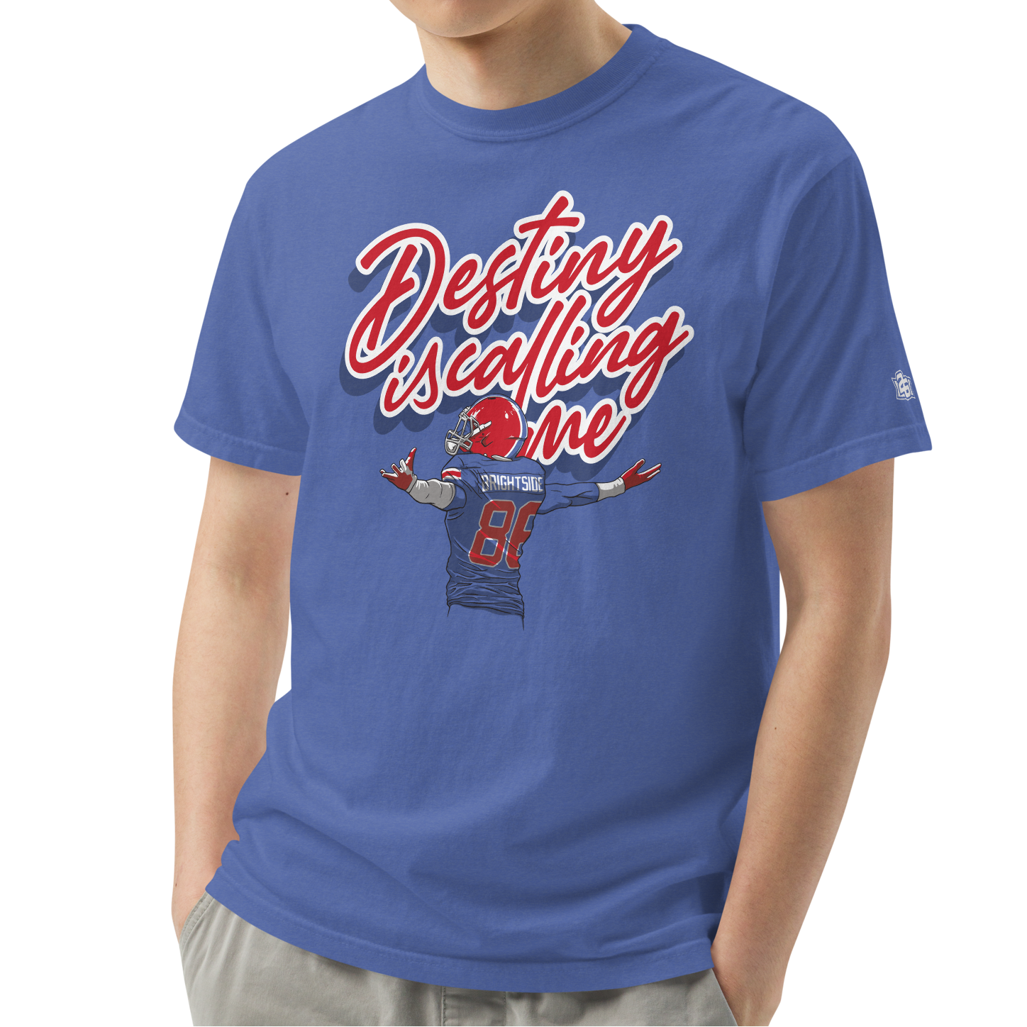 Mystic Blue (100% ringspun cotton)
