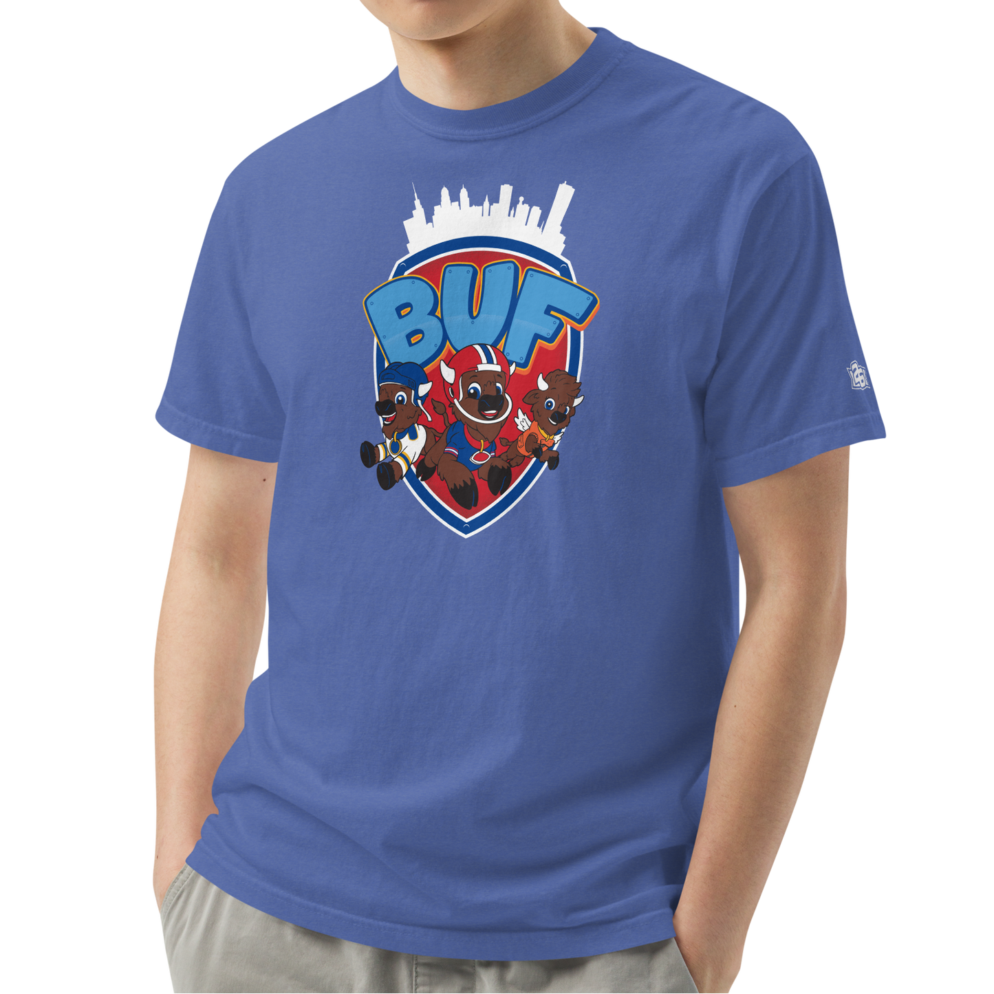 Mystic Blue (100% ringspun cotton)