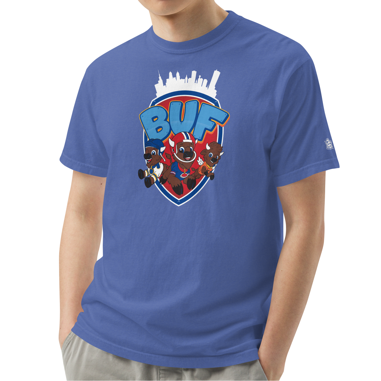 Mystic Blue (100% ringspun cotton)