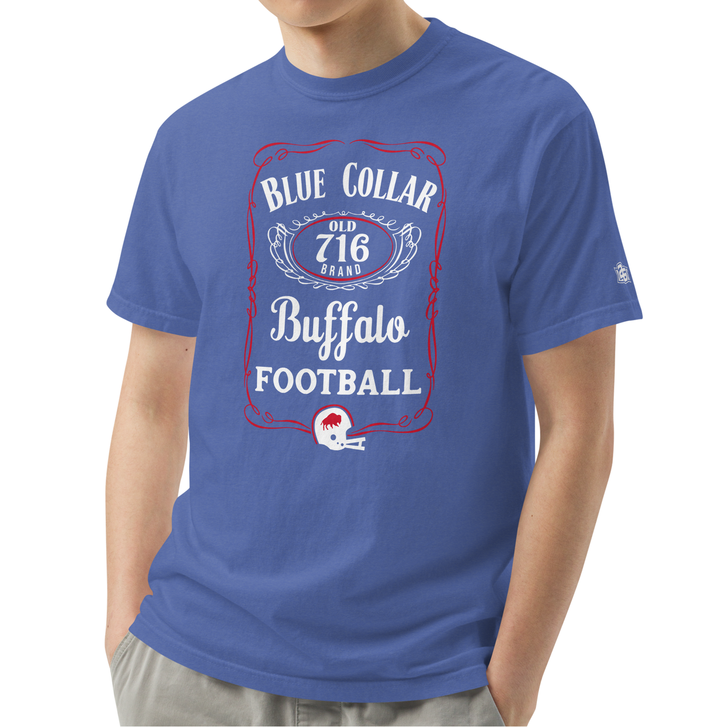 Mystic Blue (100% ringspun cotton)