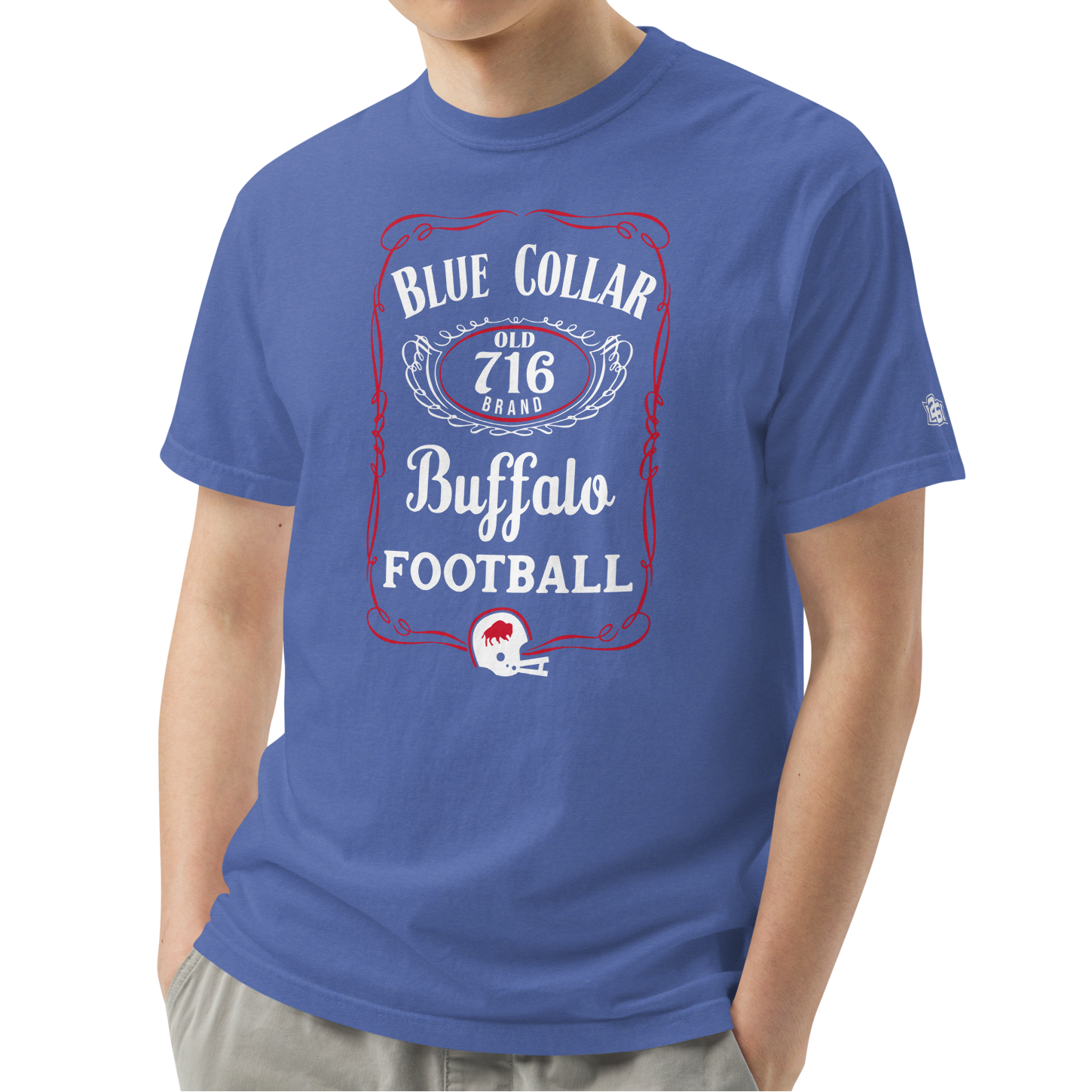 Mystic Blue (100% ringspun cotton)