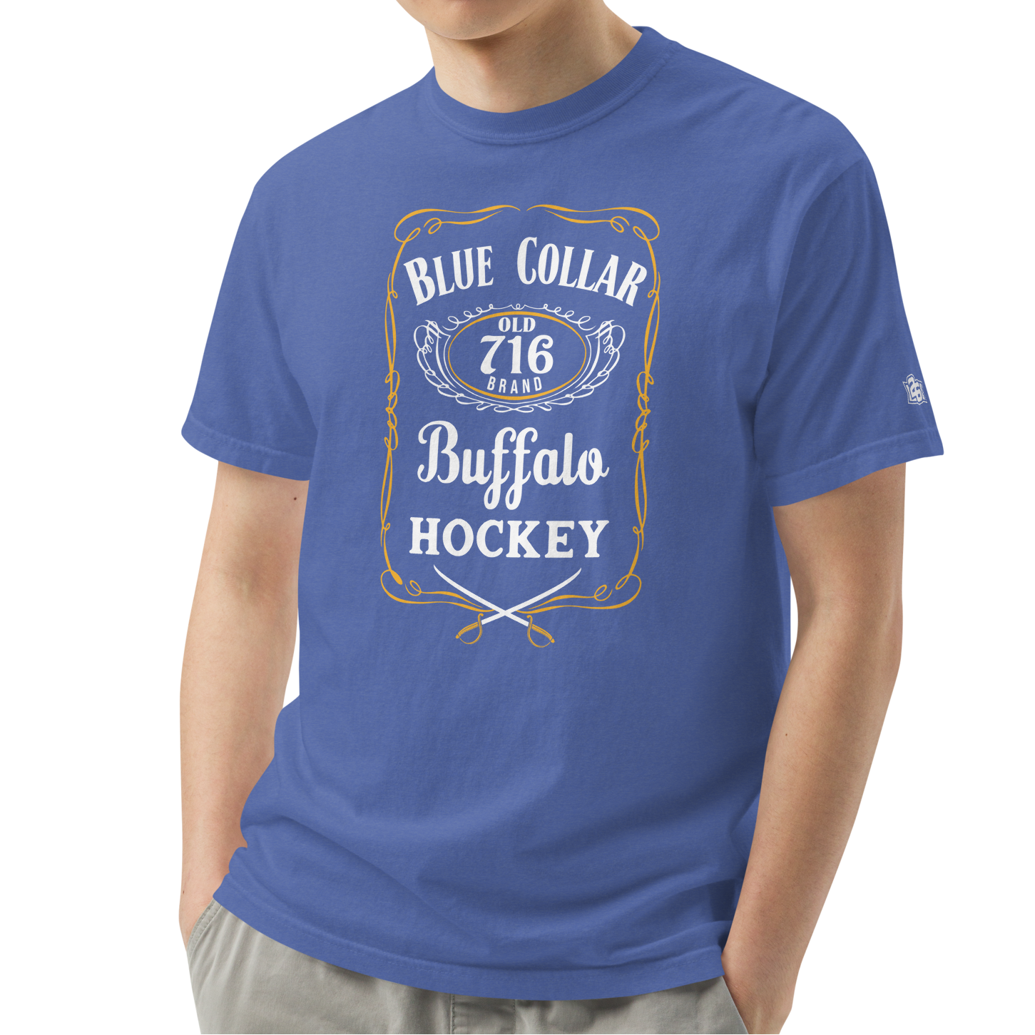 Mystic Blue (100% ringspun cotton)