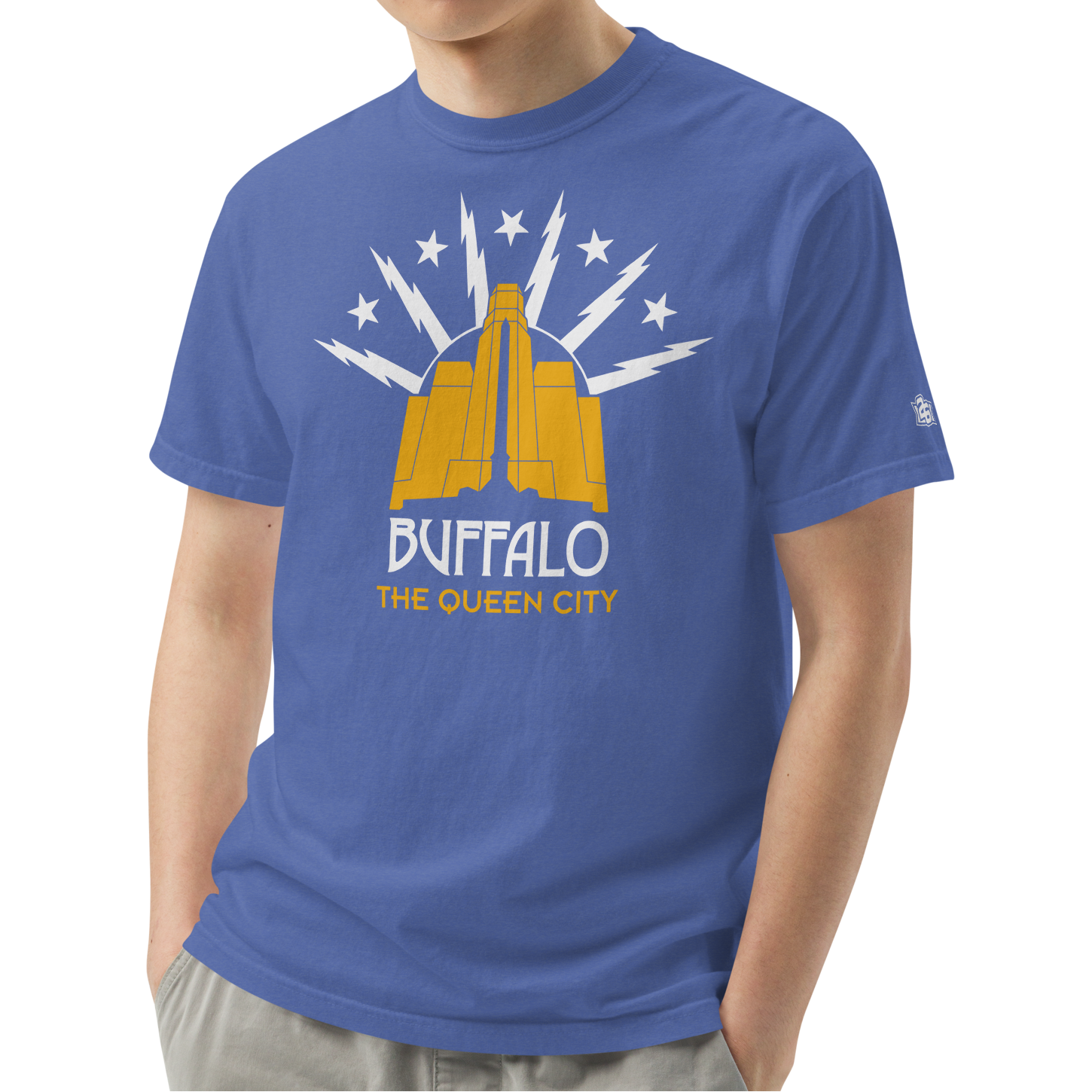 Mystic Blue (100% ringspun cotton)