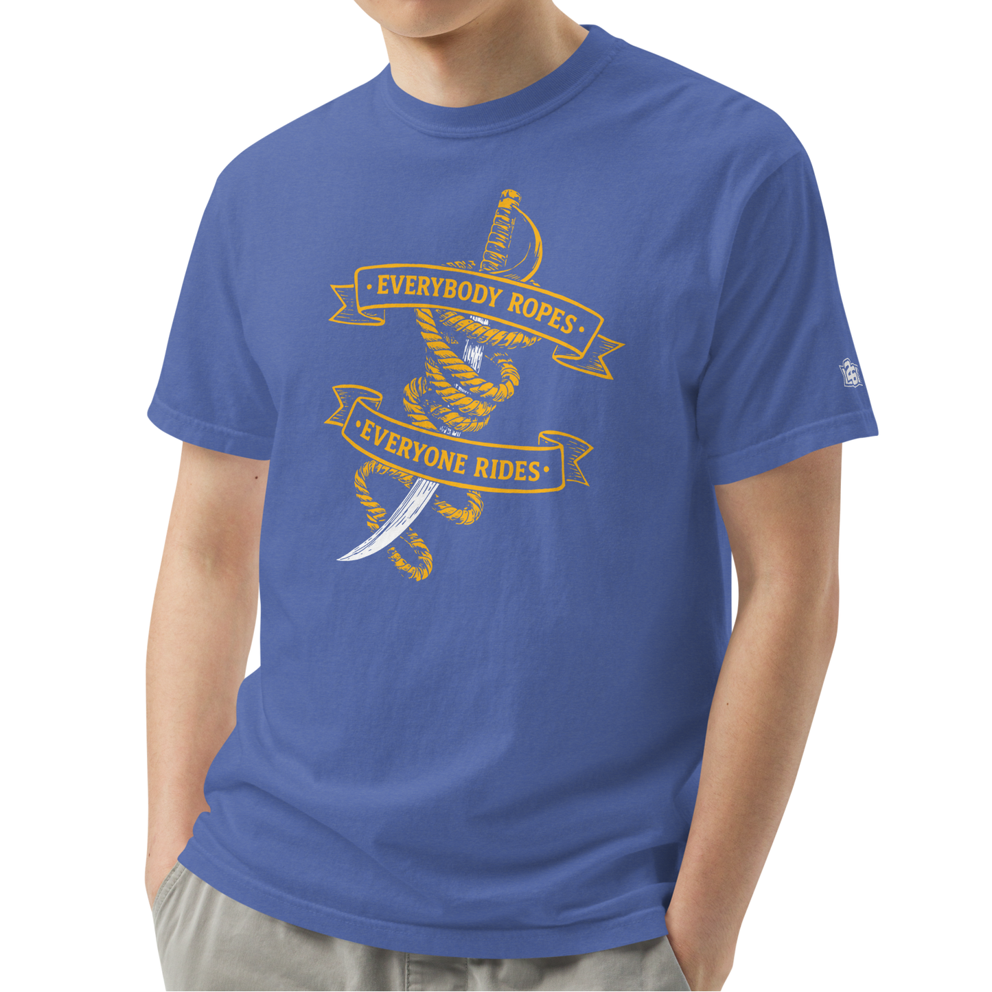 Mystic Blue (100% ringspun cotton)