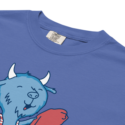 "If You Give a Buffalo a Wing" Premium Garment-Dyed Heavyweight T-Shirt