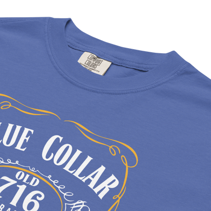 "Blue Collar Hockey" Premium Garment-Dyed Heavyweight T-Shirt