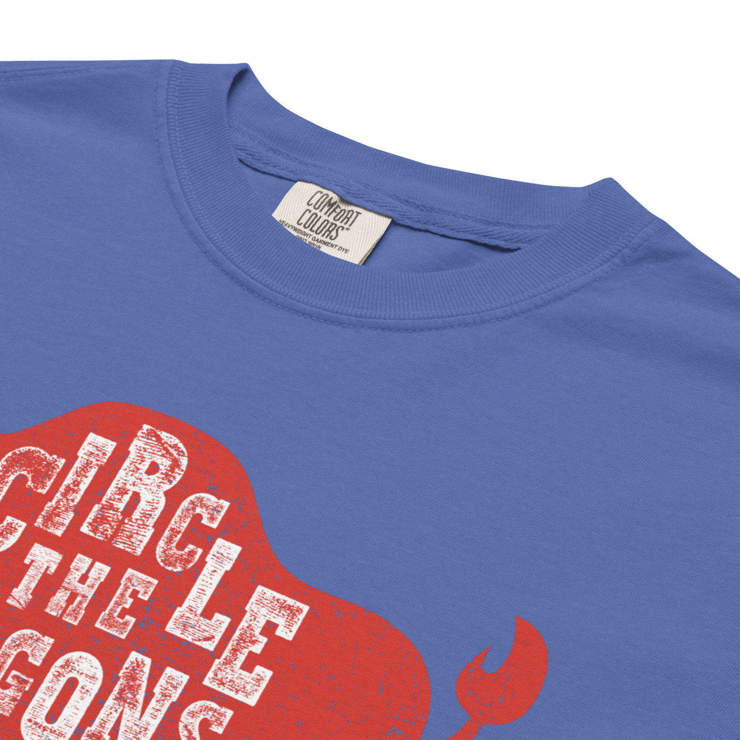 "Circle the Wagons" Premium Garment-Dyed Heavyweight T-Shirt