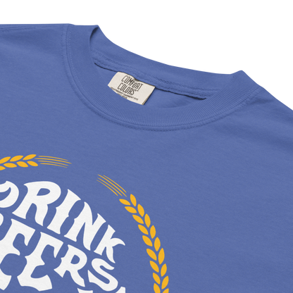 "Blue and Gold Brotherhood" Premium Garment-Dyed Heavyweight T-Shirt