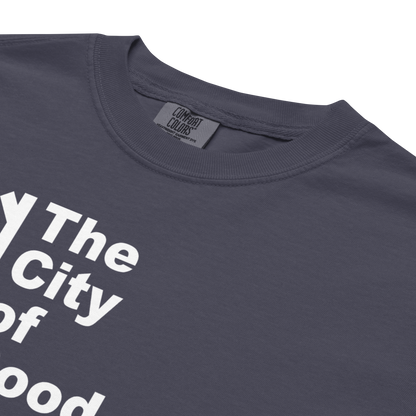 "The City of Good Shovelers" Premium Garment-Dyed Heavyweight T-Shirt