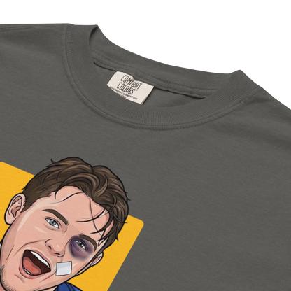 2 Goalies 1 Mic: "Benny the Brat" Premium Garment-Dyed Heavyweight T-Shirt (multiple color options)