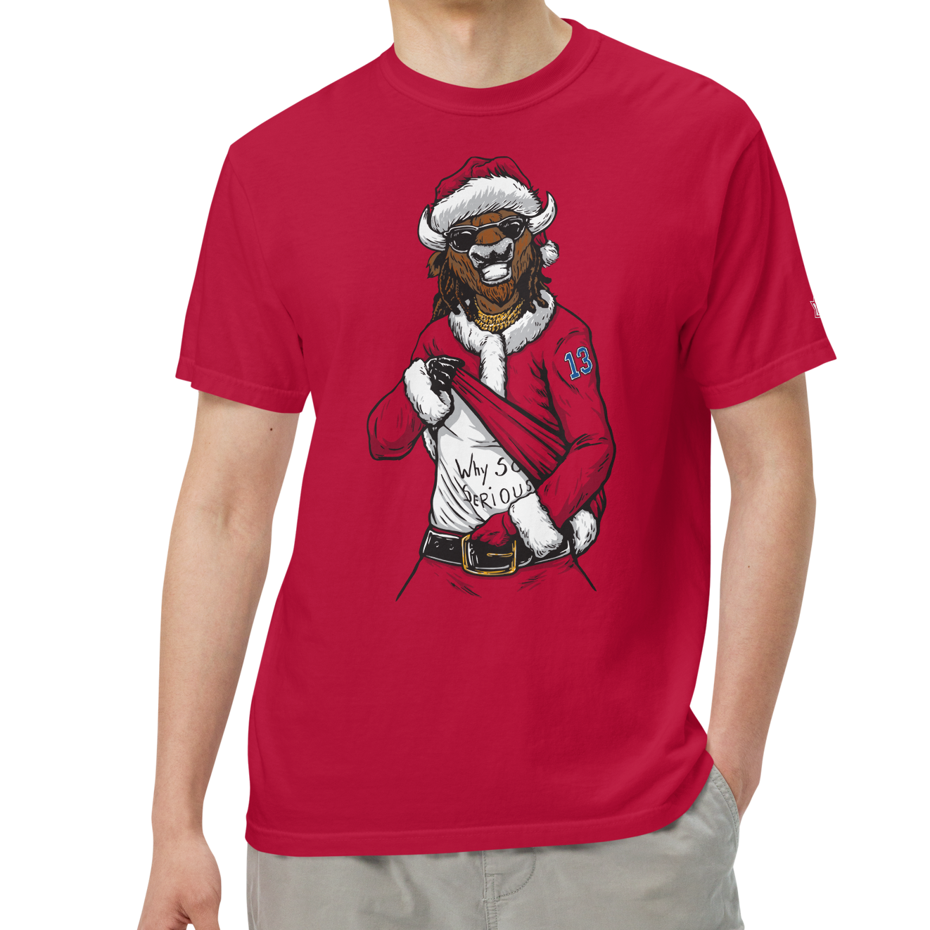 Red (100% ringspun cotton)