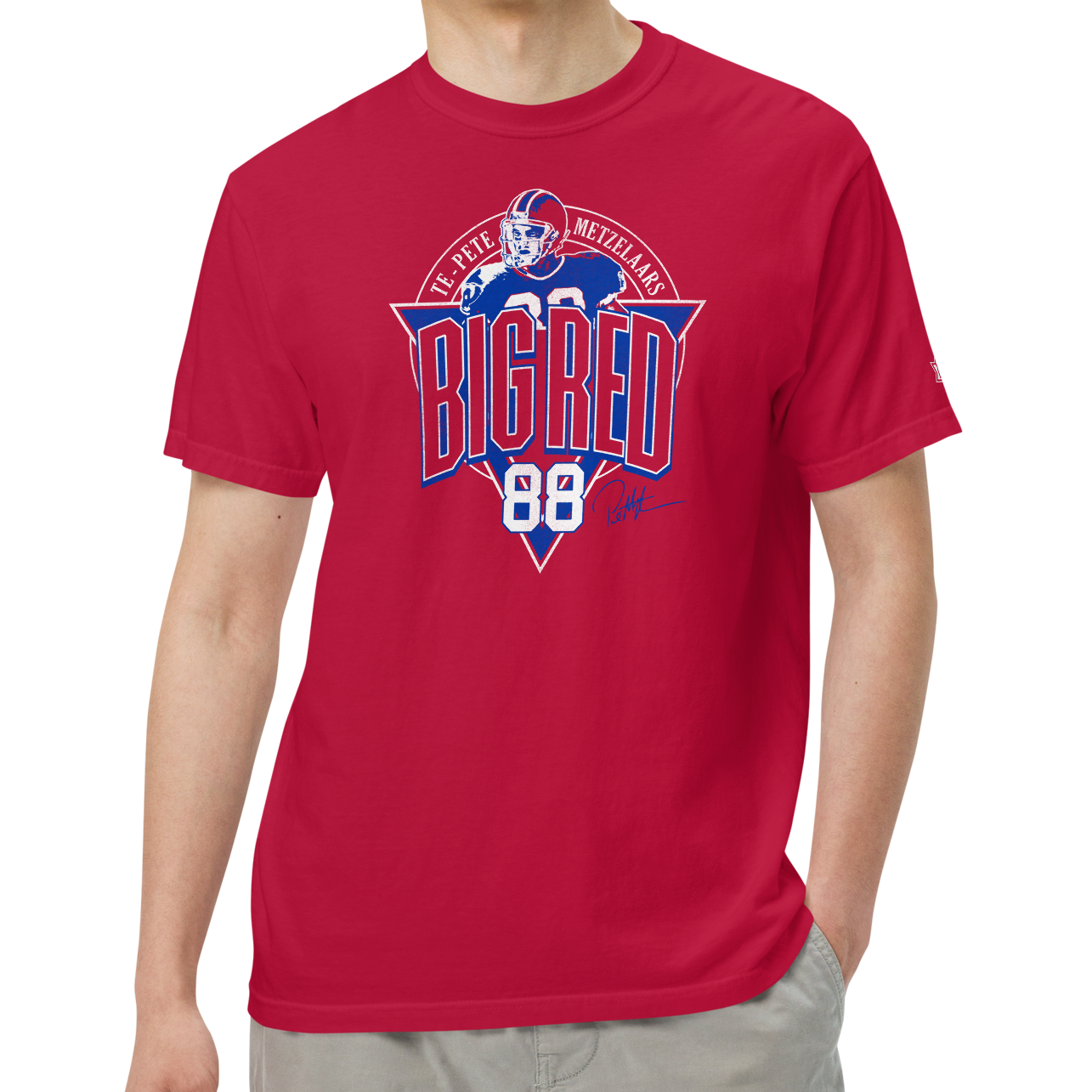 Red (100% ringspun cotton)