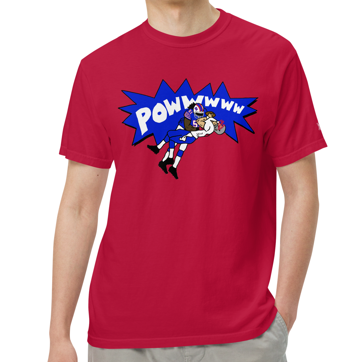 Red (100% ringspun cotton)