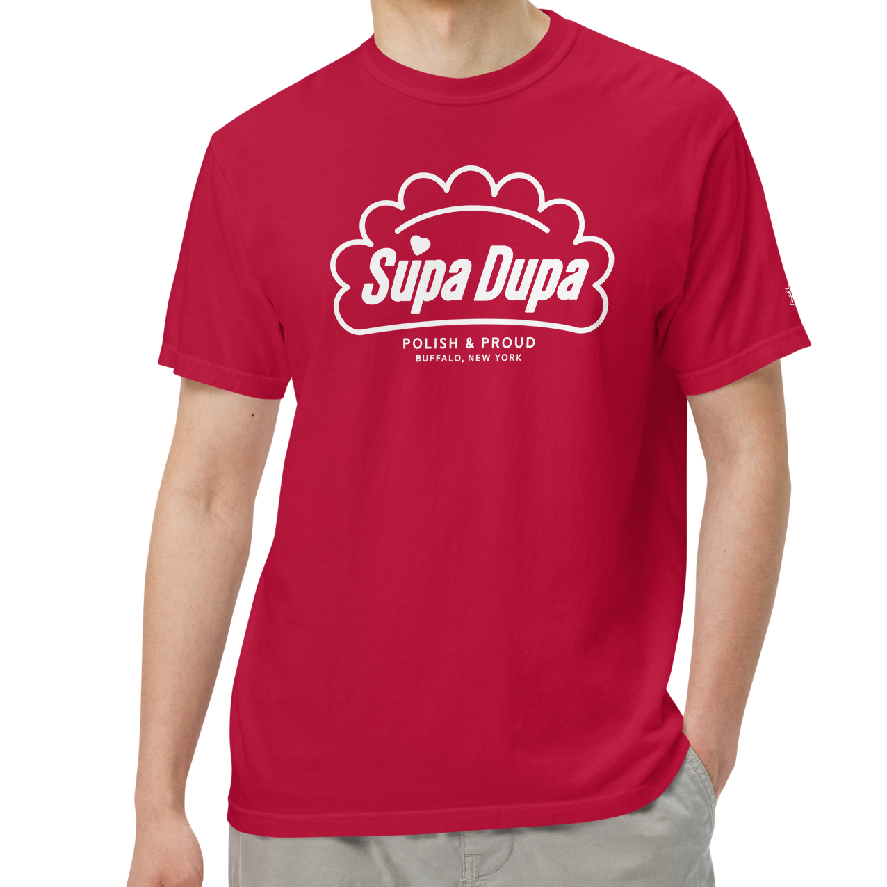 Red (100% ringspun cotton)